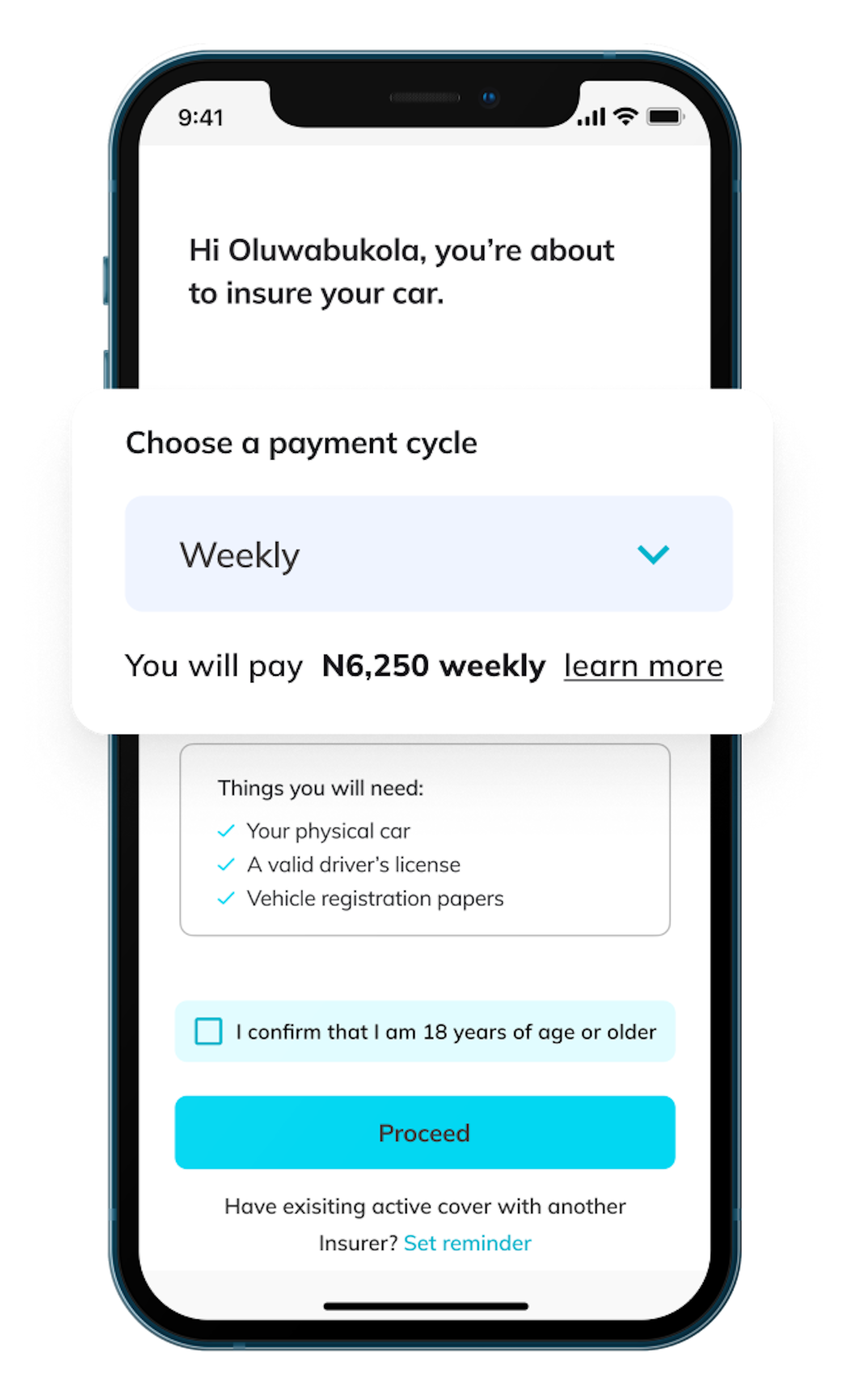 Flexible payment for car insurance - Pay Weekly, Monthly